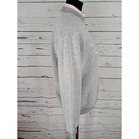 Vintage Bon Worth Gray Cat Embroidered Sweatshirt Women’s Size Medium‎ Petite - Picture 2 of 8